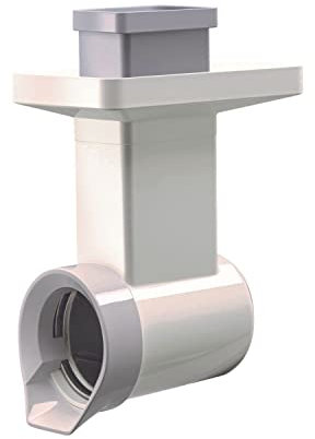 Jupiter mySystem Gemüseraffel-Vorsatz für Systemantrieb, Gemüseschneider, Käsereibe, Allesschneider, Obstschneider, Edelstahltrommeln