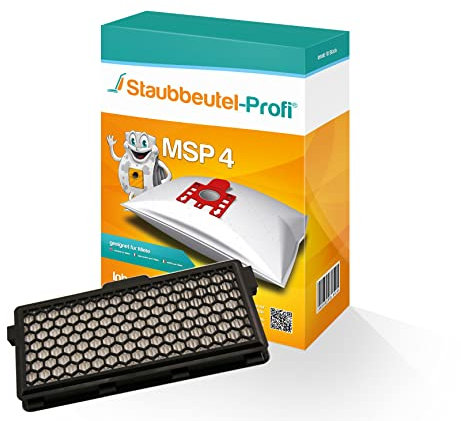 10 Staubsaugerbeutel MSP4 1 Hepafilter 012 geeignet für Miele S 8340 EcoLine