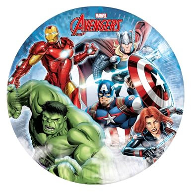 Procos Avengers Infinity Stones Pack of 8 Party Plates