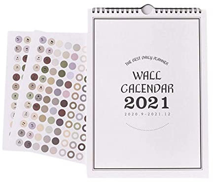 2021 Wandkalender DIY Tagesplan Kalender Agenda Wand Arbeit Hinweis Monatskalender Zeitplan Planer Kalender