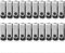 USB Sticks 32 GB 20 Pack, KOOTION Premium USB 2.0 Classic Swivel USB 32 GB Flash Drive Pen Drive Memory Stick Thumb Drive Bulk Jump Drive Pack 20 Pcs Computer Data Storage Black