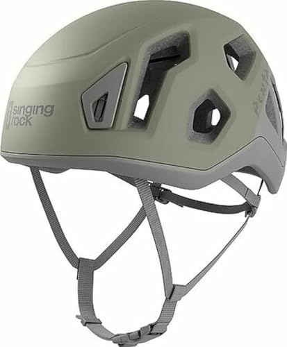 Singing Rock Penta 2 Lightweight Climbing Helmet | Ideal for Sport Climbing, Trad Climbing, and Mountaineering | Gray Medium/Large