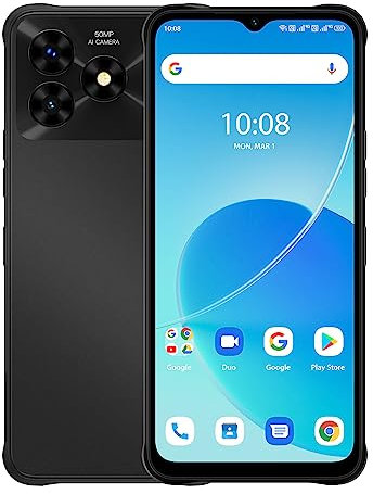 UMIDIGI Rugged Smartphone, G5 Mecha Android Telefono Indistruttibile, IP68 Cellulare Antiurto,16GB (8+8)+128GB/1TB Cellulare Robusto, 6.6 FHD+, Fotocamera 50MP, 6000mAh/Face ID/GPS/OTG/4G Dual SIM