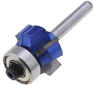 EMSea R3 Round Over Router Bit Round-Over Edging Trimming Router Woodworking Tools for Softwood MDF Particle Boards Plywood Panels