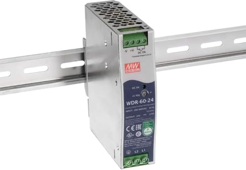 Mean Well WDR-60 Series WDR-60-24V5V12V48V 60W Ultrabreiter Eingang DIN-Schienen-Netzteil (WDR-60-24)