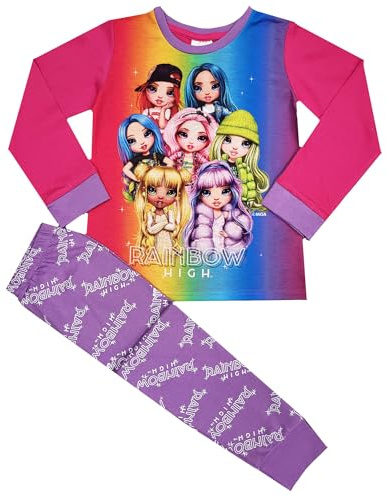 Rainbow High Mädchen-Schlafanzug, Nachtwäsche, Rainbow High, 9-10 Years