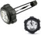 lygchii Tankdeckel mit Manometer, kompatibel mit Polaris Ranger 400, 500, 700, Schwarz, Edelstahl, ATV-Tankdeckel-Messgerät, 1240119, Korrosionsschutzmaterial
