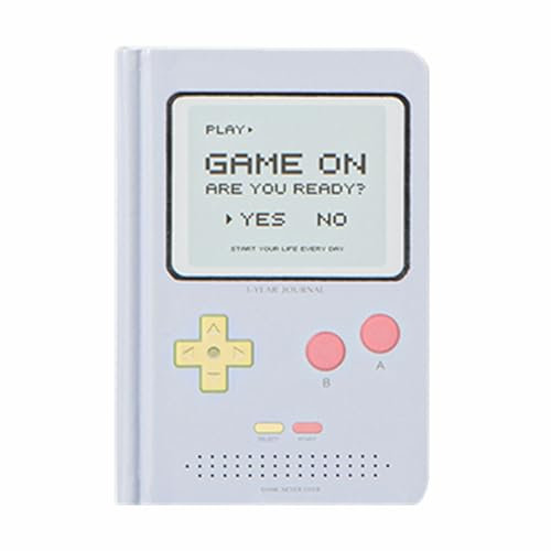 365 Tage A6 undatierter Tagesplaner Mini Niedlich Tagebuch Terminkalender Notizbuch Spieldesign Journal Notizbuch (lila)