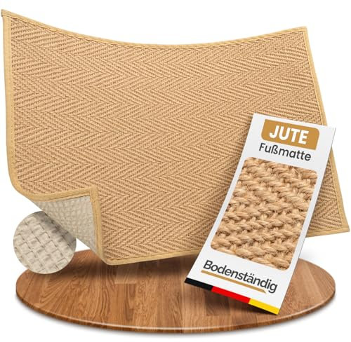 Bodenständig Premium Fußmatte - 100% Wetterfest - EIN echter Blickfänger. Fussmatte Aussenbereich wetterfest - Türmatte Fussmatte aussen & Fussabtreter aussen & Fußmatte Outdoor