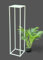 DanDiBo Taburete de metal para flores, rectangular, 100 cm, mesa auxiliar 96569, columna para flores, soporte para plantas, taburete moderno