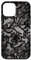 Hülle für iPhone 12 mini Schwarze Spitze, Vintage-Muster