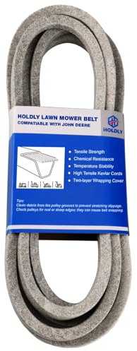 Holdly M154621 Deck Belt 1/2 x 146'', Mower Belt for John Deere X300 X304 X310 Z245 with 48 inch Mower Deck, Kevlar Aramid Belt for Lawn Mower
