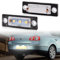 POPMOTORZ LED Kennzeichenbeleuchtung für VW Caddy 2K Golf Plus 5M1 J-etta 1K2 Passat Limousine 3BG Passat Variant 3C B6 T5 7H 7J, LED Nummernschildbeleuchtung mit CanBus, 2 Stücke