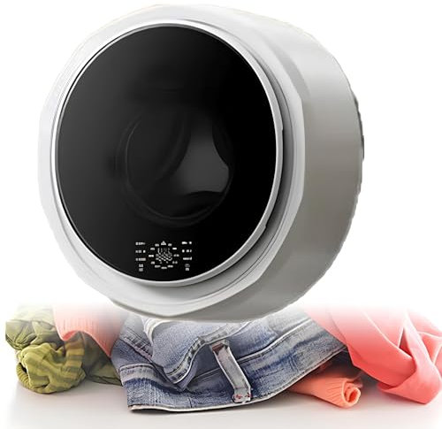 YZRDCXM Mini Machine à Laver et séchage, Machine à Laver Murale, sèche-Linge entièrement Automatique, Machine à Laver avec séchage par Condensation for Camping-Car et Petits espaces