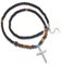 Dazylleco Lange Perlenkette Herren Halskette Perlen Schwarz Braun Lang Modeschmuck Kette Lang Geburtstagsgeschenk für Ihn(24023)