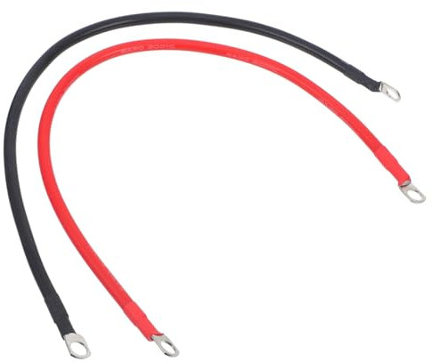 TINEASUR Cavo Per Batteria in Rame Di Alta Qualità - Cavo Da 16 Mmq Con Connettori Per Inverter E Camper