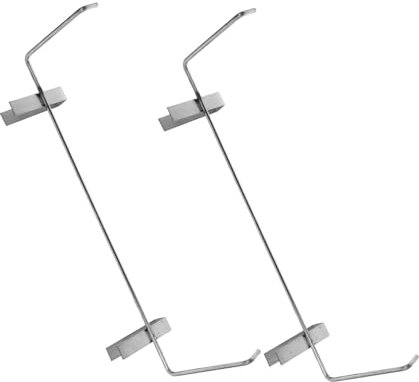 Happyyami Bienenstockhalter 2 Stück Edelstahl, Silber, für Imkerei