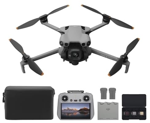 DJI Mini 5 Pro Combo Fly More con DJI RC 2 e DJI Care di 1 anno, drone 4K per principianti, CMOS da 1 pollice, rilevamento degli ostacoli, ActiveTrack 360°, C0 (Mini 5 Pro Fly More RC2)