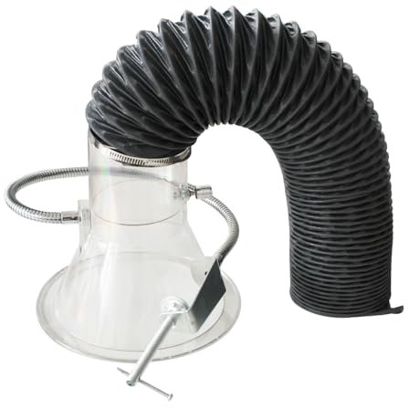 Extracteur de fumée de soudure pour bras d'aspiration industrielle hotte soudure extracteur de fumées mini micro mécanique système de atelier filtration d'air (100-230mm avec tube en nylon 2m)