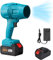 Cordless Leaf Blower, Battery Powered Handheld Electric Blower, Turbo Jet Blower for Lawn Care, Small & Lightweight Mini Leaf Blower for Yard, Garage, Patio (1battery,Blue)