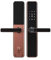HLRTBCN Tuya Zigbee Door Locks Voice Control Biometric Fingerprint Smart Entry Home Handle App Intelligent Lock Slimline Design(Red 240 30 6068) Aqiong