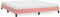 Cadre de lit rose 160 x 200 cm - Lit mezzanine moderne avec tête de lit - Design de luxe pour chambre à coucher - Structure solide - Montage facile