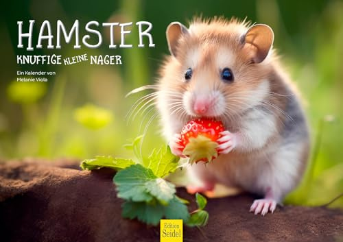 Edition Seidel Premium Kalender Hamster 2026 Format DIN A3 Wandkalender Tierkalender Säugetier Haustier knuffige Nager Nagetier Melanie Viola