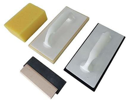 Hydro Washboard Tile Grouting Board Grout Rubber Tile Sponge Set 4-Piece