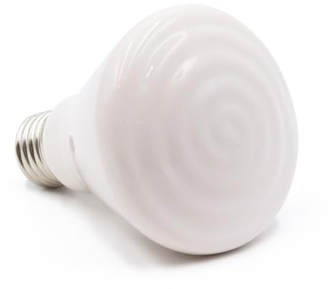 Terra Discount Keramik-Wärmestrahler für Küken und Wachteln, 60 Watt | E27-Fassung, Dunkelstrahler, Für Geflügel