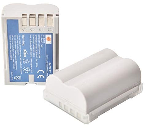 DSTE Replacement Battery Set BLM-5 Battery Compatible with Olympus E1 E3 E5 E300 E330 E500 E510 E520 C-5060 C-7070 C-8080 Pack of 2