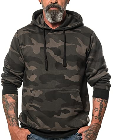 ROCK-IT Apparel Herren Kapuzenpullover Worker Hoodie Sweatshirt XS-5XL | Schwere Baumwoll-Qualität, Bequeme Passform (XS–5XL), Extrem robust & formstabil