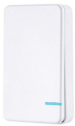 Mengshen Interruptor De Luz Inalámbrico, Sin Batería, Sin Cableado, Sin Necesidad De WIFI, Fácil De Instalar, Interruptor De 1 Vía (Tamaño Pequeño)