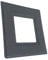 Single Double Light Switch Socket Finger Plates Surround Wall Protector Hygienic Cover (Single, Grey)