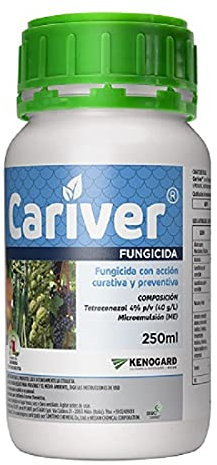 Fungicida Acción Preventiva y Curativa Cariver JED. Tratamiento en Microemulsión. Bote 250 ml
