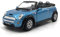 ICELAND Mini Cooper S Maßstabsauto (blau) für Kinder, Jugendliche und Erwachsene
