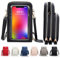 Goopai Small Crossbody Bag For Women Large Touch Screen Cell Phone Purses and Wallet,3 Main Pockets with Card Slots,2 detachable straps, Lightweight Travel Handbag