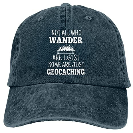 319 Schirmmütze Nicht Alle Wander Verloren Geocaching Pferdeschwanz Kappe Verstellbar Basecap Atmungsaktiv Schachtelhalm Kappe Für Erwachsenen Reisen Herren