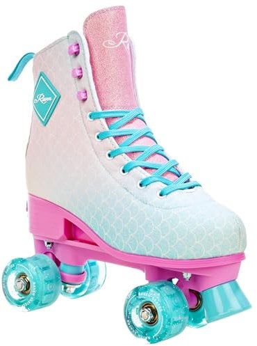 RAVEN Rollschuhe Roller Skates für Kinder Erwachsene Mädchen Damen verstellbar (Mides, 31-34 (20-21,5cm))