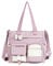 Phaoullzon Süße Umhängetasche für Teenager, Kawaii, Kuriertasche, Nylon, Schultertasche, Violett, Medium, Größe M