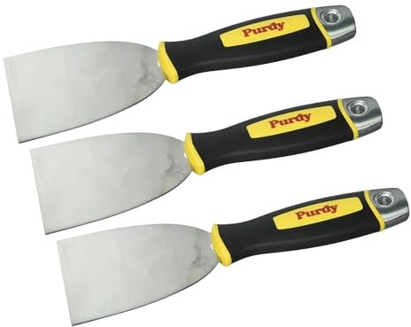 Purdy Stainless Steel Flexible Putty Scraper Joint Knife (3in (76.2mm)) (Pack of 3)