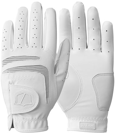 Wilson Women's Grip Plus Glove, White/Black
