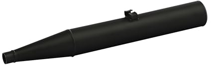 Auspufftopf kurz - schwarz matt lackiert - S53 / S83