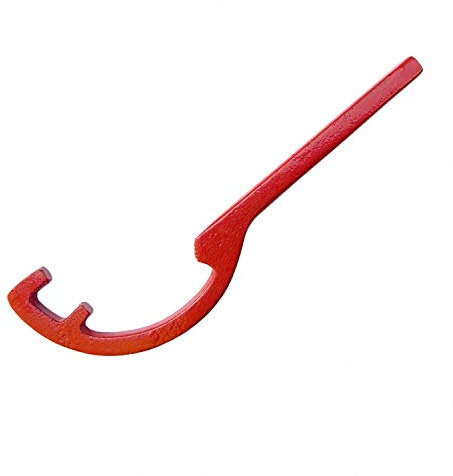 Geka E90101 Kupplungsschlüssel Storz für Größen B/C aus Temperguss, Rot, 18 x 8 x 13 cm