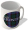 McMug - Mr Hunter - Hunter Modern Tartan - (Circle Background) - Scottish Mug, Ceramic, 11fl.oz.