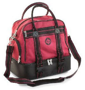 DRAKES PRIDE 4 BOWL MIDI BAG FOR FLAT/CROWN GREEN BOWLS **B4248** (MAROON)