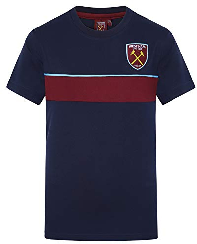 West Ham United FC Boys T-Shirt Poly Kids Official Football Gift