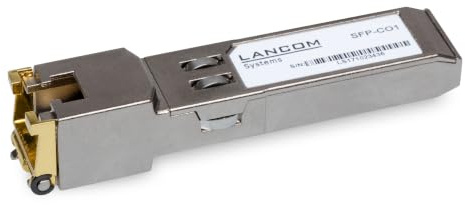 Lancom 1-GBit/s-Kupfer-Modul für den Anschluss an SFP-Ports von Switches und Routern Switch Gbps Ethernet RJ-45