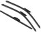 Jurmann-Trade 3er Set Aero Scheibenwischer für VW Golf IV 1J1, 530/475 mm Vorne & 325 mm Hinten, Universelle Passform, Haken, 3 Stück