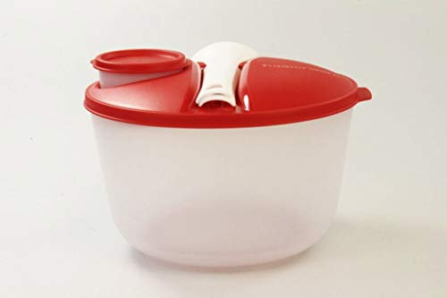 Tupperware to Go Salat&Go 3,9L rot Besteck+Behälter Picknick Behälter Salatparty