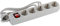 Alyco - Regleta de 5 Enchufes con Interruptor, Cable de 3 m - 199445, blanco